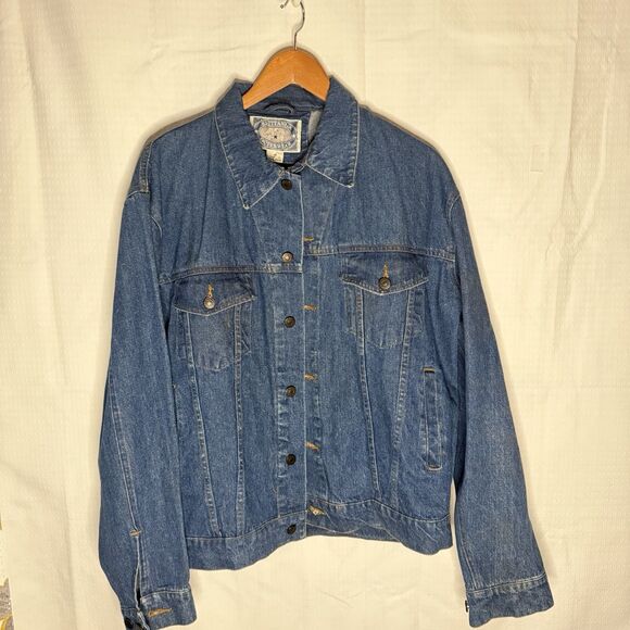 A&W Restraunt Las Vegas Convention 1996 Denim Jacket Brittania Outerwear RARE - Picture 3 of 12